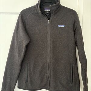 Patagonia charcoal gray Fleece Jacket
